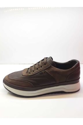 کفش کژوال قهوه ای مردانه چرم طبیعی پاشنه کوتاه ( 4 - 1 cm ) پاشنه ساده کد 677117903