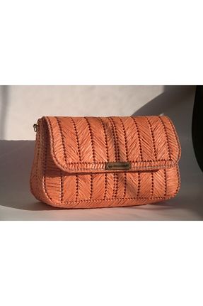 کیف دوشی نارنجی زنانه پارچه ای MYMOTHERLİFE - کد 675831690