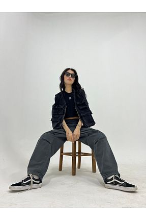 شلوار طوسی زنانه مخلوط ویسکون KOTOLOG - کد 676292335