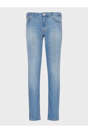 شلوار جین آبی مردانه پاچه تنگ Emporio Armani - کد 676373751