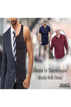 گن لاغری اسپرت مشکی مردانه اسلیپ MİSTİRİK - کد 676540151