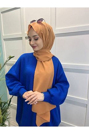 شال سرمه ای زنانه Medine İpeği Siyane - کد 676547504