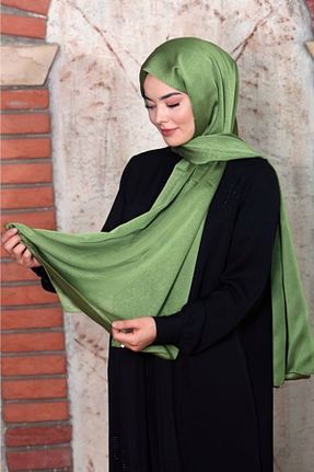 شال سبز زنانه پلی استر Levidor - کد 312486504