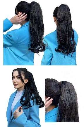 کلاه گیس مشکی زنانه Takıştır - کد 99936081