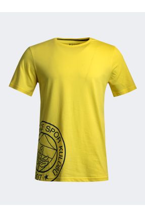 تی شرت زرد مردانه کد 676399435