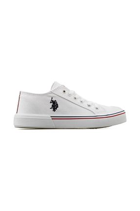 کفش اسنیکر سفید زنانه بند دار U.S. Polo Assn. - کد 677985065