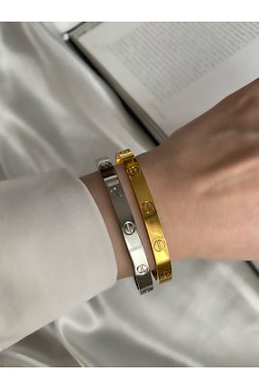 دستبند استیل (فولاد) زنانه استیل ضد زنگ Pinery Jewels - کد 677453170
