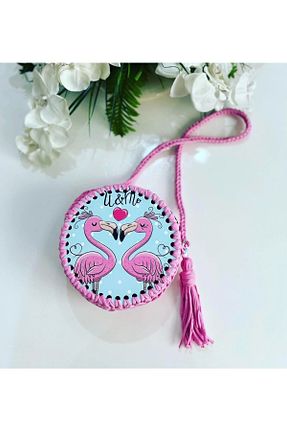 کیف دوشی صورتی بچه گانه پارچه ای PİNKBAG - کد 267644861