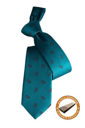 کراوات فیروزه ای مردانه Standart کد 678007052