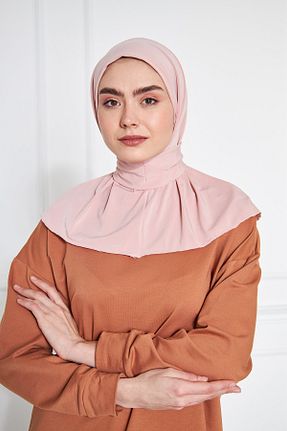 شال صورتی زنانه پنبه ای LEVİNA - کد 678055441