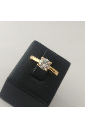 انگشتر استیل (فولاد) طلائی زنانه استیل (فولاد) TAKI TASARIM - کد 36986025