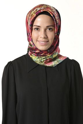 روسری صورتی 90 x 90 Misiny - کد 44602914