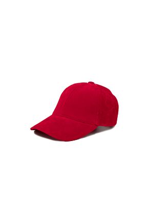 کلاه قرمز زنانه مخمل OnMyHead - کد 44847778