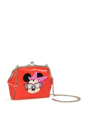 کیف دوشی قرمز بچه گانه چرم مصنوعی MINNIE MOUSE - کد 1231794