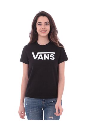 تیشرت اسپرت مشکی زنانه رگولار Vans - کد 6625080