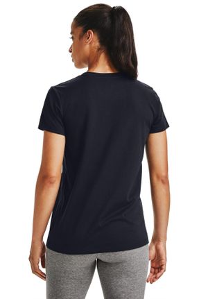 تی شرت مشکی زنانه رگولار پارچه ای تکی کد 51655264