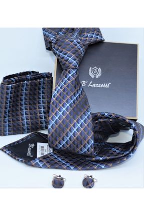 کراوات سرمه ای مردانه پارچه نساجی Standart کد 89128811