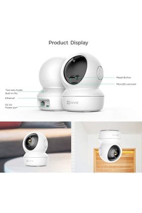 دوربین هوشمنده سفید EZVIZ - کد 79666538