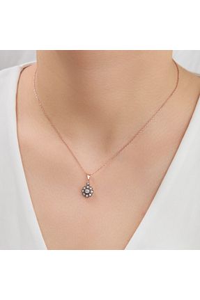 گردنبند نقره صورتی زنانه 925 عیار Siset Gümüş - کد 90032989