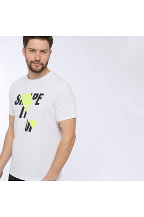 تیشرت سفید مردانه رگولار Kinetix - کد 47843384