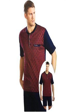 ست لباس راحتی زرشکی مردانه ساده Pierre Cardin - کد 90223242