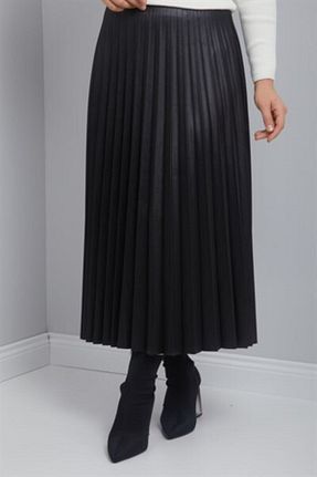 دامن حجاب مشکی زنانه کمر کش دار Essah Moda - کد 74443117