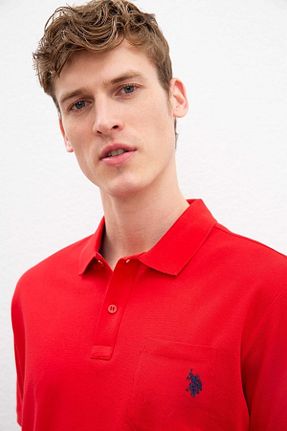 تیشرت قرمز مردانه رگولار U.S. Polo Assn. - کد 88631351