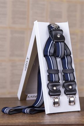 آویز شلوار سرمه ای مردانه لیکرا KASVA DERİ - کد 90369165