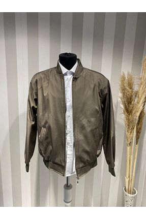 کاپشن قهوه ای مردانه رگولار nacar çarşı - کد 90429605