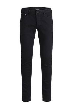 شلوار جین مشکی مردانه پاچه لوله تفنگی Jack & Jones - کد 48743718