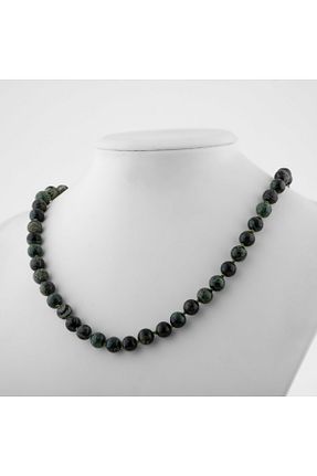 گردنبند جواهر سبز زنانه سنگ OSMANLI DOĞAL TAŞ - کد 678004376