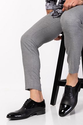 کفش کلاسیک مشکی مردانه چرم لاکی maximoda - کد 678146836