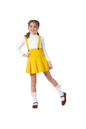 دامن زرد بچه گانه پارچه Bebemod - کد 678290102