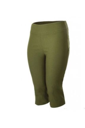 ساق شلواری سبز زنانه بافتنی پنبه (نخی) فاق بلند کد 97596758
