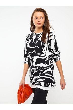 تونیک مشکی زنانه بافتنی LC Waikiki - کد 679252098