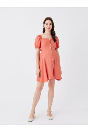 لباس نارنجی زنانه بافتنی LC Waikiki - کد 679265420