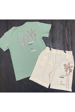 ست بالاتنه و پائین تنه رنگی بچه گانه بافتنی karia kids - کد 679460988