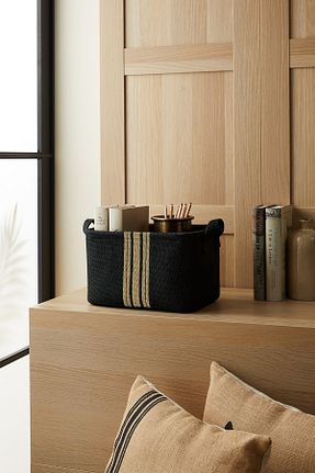 سبد مشکی Ocean Home Textile - کد 676440973