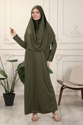 لباس حجاب خاکی زنانه Relaxed Transacoustic - کد 665074008