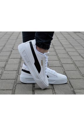 کفش اسنیکر مشکی زنانه بند دار Puma - کد 678627183