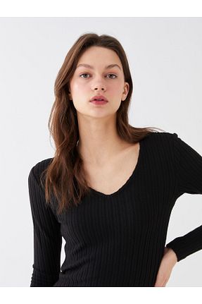 لباس سبز زنانه بافتنی LC Waikiki - کد 679266954