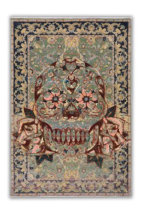 فرش رنگی قابل شستشو Rugs Modern Halı - کد 679344439