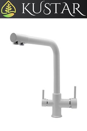 شیر سینک ظرفشویی سفید KUSTAR - کد 669386320