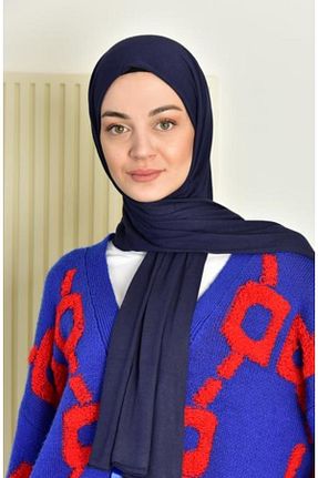 شال سرمه ای زنانه ویسکون BURDEN IPEK - کد 679180735