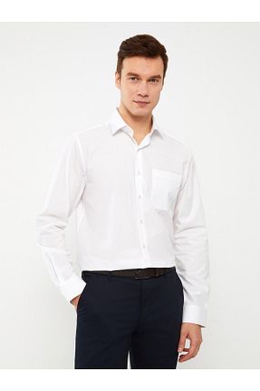 پیراهن سفید مردانه رگولار LC Waikiki - کد 679224526