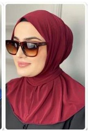 شال زرشکی زنانه ویسکون alemera - کد 679596021