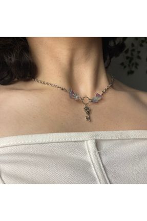 گردنبند جواهر زنانه سنگی کد 679860610