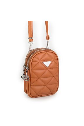 کیف پستچی قهوه ای زنانه چرم مصنوعی Nas Bag - کد 679877464