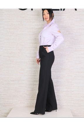 شلوار مشکی زنانه پارچه 868 STORE - کد 679892344