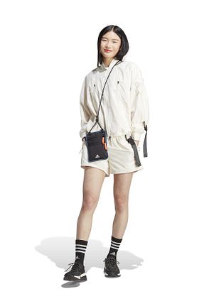 شلوارک و برمودا سفید زنانه بافتنی adidas - کد 679607421
